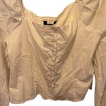 Lulus  White Blouse nwot Photo 2