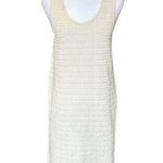 Lysse  Cotton Knit Beach Cover Up Dress Women’s Size Medium Beige Photo 0