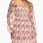 Aritzia  Mini Floral Long Sleeve Tempest Dress Size Small Photo 0