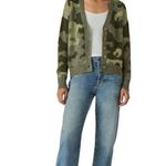 Lucky Brand  Size Small New Super Soft Sweater Cardigan Wool Blend Camo Green M Photo 3