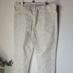 NYDJ  Cream Animal Print Jeans Size 14 Photo 5