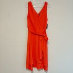 DKNY  Sleeveless Faux Wrap‎ Dress orange size 22W Photo 2