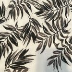 NWT mynah size small black and white leaf print swim coverup kaftan Photo 9