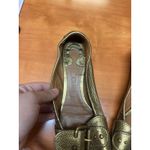 Chloe Paddington Moc Toe Loafer Ballet‎ Flat Copper Gold Bronze SZ 7.5 designer Photo 4