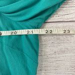 Tantrums Womens Medium Blouse boho pleated ruffle Longsleeve scoopneck Photo 8