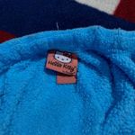 Sanrio 2000s Hello Kitty fleece plush bathrobe sky blue bow winking kissy face Size L Photo 2