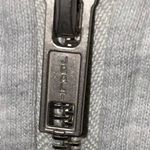 John Galt Gray Navy Color-Block Quarter Zip Sweatshirt Photo 3