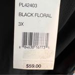 Monteau Los Angeles Size 3X Scallop Neckline Black Cold Shoulder Jumpsuit Photo 11