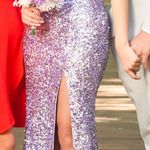 Sherri Hill  Prom Dress purple sequin one shoulder Photo 0