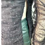 VICI Benefit Polka Dot Ruched Gathered Sleeve Mesh Tulle Top by Free the Roses Photo 15