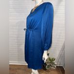 Maggy London  Royal Blue Long Sleeve Dress Photo 9
