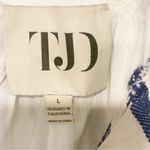 The Jetset Diaries  TJD Nautical Blue White Stripe Linen Pom Pom Dress Large Photo 3