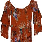 Altar'd State Altar’d State Merida Floral Smocked Off The Shoulder Maxi‎ Dress Small #KA18432 Photo 8