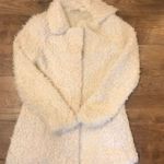 Gianni Bini White Fur Coat (faux)  Photo 0