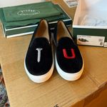 Stubbs & Wootton Black Velour Screw U College Sneakers Size 8 Photo 5