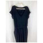 Soft Surroundings Black Jumpsuit Relaxed Fit Size Medium Tall Photo 3