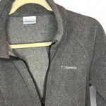 Columbia Women’s Fleece Zip-Up Jacket – Charcoal Gray, Size M Photo 1