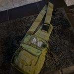Tactical Shoulder sling Carrier Bag. Green Photo 4