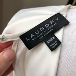 Laundry by Shelli Segal Laundry Shelli Segal Satin Blouse Cross Back NWT S Photo 6