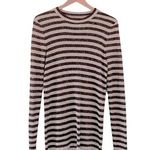 Who What Wear  Metallic Stripe Sweater M Photo 0