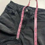 Faded black stretchy denim jeans size 26 Jeggings front back pockets Photo 2