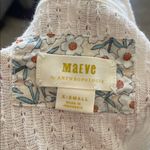 Anthropologie  Maeve Addie Ruffled Hacci Pullover Ivory Photo 7