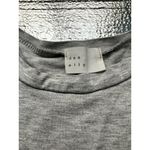 Dee Elly  Gray Asymmetric Hem‎ Ruched Side Bodycon Dress Short Sleeve XS Photo 3