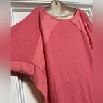 We The Free  Free Waffle People Oversized Womens Long Sleeve V-neck Thermal Top M Photo 6