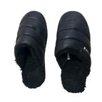 BEARPAW  Puffy Slip-On Slippers Women's Size 10 Non-Slip Black Nylon House Shoes Photo 2