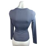 Princess Polly  Women's Blue Long Sleeve Crew Neck Stretch T Shirt Tee Top Size 0 Photo 1