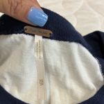 Free People  Mustang Band T Shirt Crochet Overlay XS White Red Blue Boho Festival Photo 2