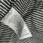 Lou & grey Lou & Gray Size‎ XS Sweater Black White Stripe Open Front Cardigan Lightweight Photo 3