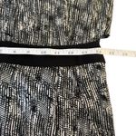 ASTR the Label Black White Print Jumpsuit Cutout Back Large Neutral Minimalist Photo 13