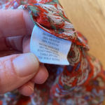 Aerie  Sheer Tank Red Floral Size XS Photo 5