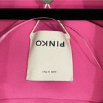 NWT PINKO Blazer Pink Ruffle Open Front Cardigan Jacket Size 44 / US Size 8 Photo 6