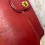 Coach Vtg Willis 90s Rare Red Leather Crossbody Satchel Bag style 9927 purse Photo 2