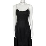 Vintage 90s Scott McClintock Black Prom Dress Rhinestone Straps Small Black Tie Photo 6