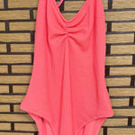 Aerie American Eagle Pink One Piece Cheekiest Swimsuit Size Large Photo 0