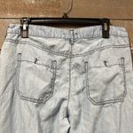 Pilcro and the Letterpress by Anthropologie chambray denim pant size 30 Photo 4
