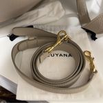 Cuyana new  16” leather system tote bag work career casual purse with strap STONE Photo 7