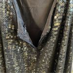 Dave and Johnny by Laura Ryner Dress Black Sequin Skirt Exposed Back Sz 11/12 EUC Photo 10