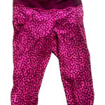Lululemon Run Size 4‎ Top Speed Crop Ace Spot Pink workout capris Photo 0