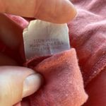 Peach gauze style button down tie waist ruffle bell sleeve mini dress By Bell Size 6 Photo 3