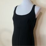 Moschino  | vintage black knee length sheath sleeveless dress 12 Photo 2