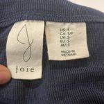 Joie - Jersey Knit Square High Neckline Navy Blue Side Slit Maxi Dress- Size S Photo 2