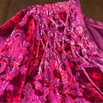 Sundance  Women’s Burnout Velvet Long Sleeve V-Neck Top Blouse Size M Boho Jewel Photo 2