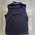Sport Haley Navy Blue White Piping Sleeveless Quarter Zip Golf Tennis Top Size M Size M Photo 1