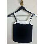 Edikted Layered Camisole in Black-And-White Size X-Small Photo 1