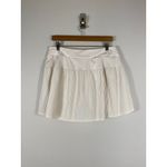 Nike  Dri-FIT White Pleated Tennis Skirt Skort – Size Large Photo 1