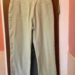 St. John  Women Stretch Denim Mint Green Pant Photo 1